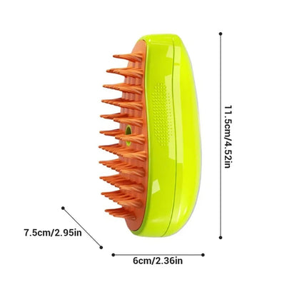 Cat Dog Steamy Brush Steam Brush Electric Sprayer for Massage Pet Grooming Tool Shedding 3 in 1 Electric Sprays Massage Combs